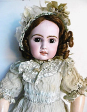 BELLE POUPÉE ANCIENNE JUMEAU BÉBÉ PARLANT CHAUSSURES À L'ABEILLE  T8 - 52cm - BE