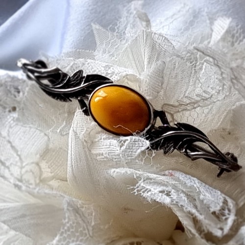 Broche barette ancienne - barette,