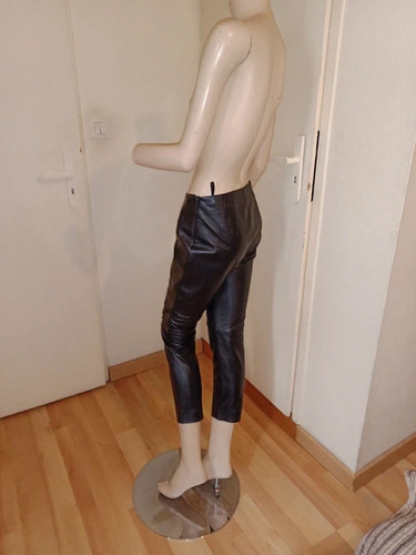 Joli pantalon slim - , cuir