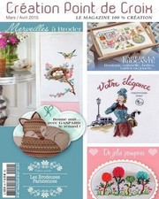 Création point de croix N°49 Merveilles à broder Véronique Enginger