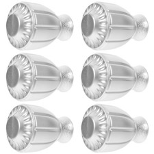  6 Pcs Embout De Barre À Rideaux Salon Décoration Tige Accessoires Tringle