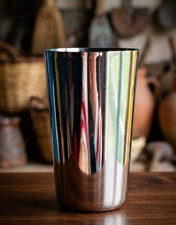 Grand gobelet en inox, verre
