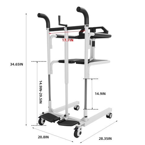 Patient lift transfer chair - patient,