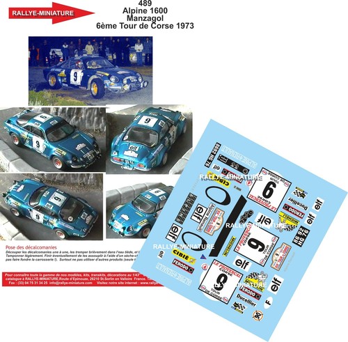 Decals ref 0489 - ref, renault