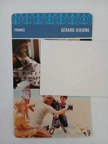 Carte fiche cinema - carte,