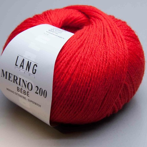 Lang yarns merino 200 bebe - yarns,