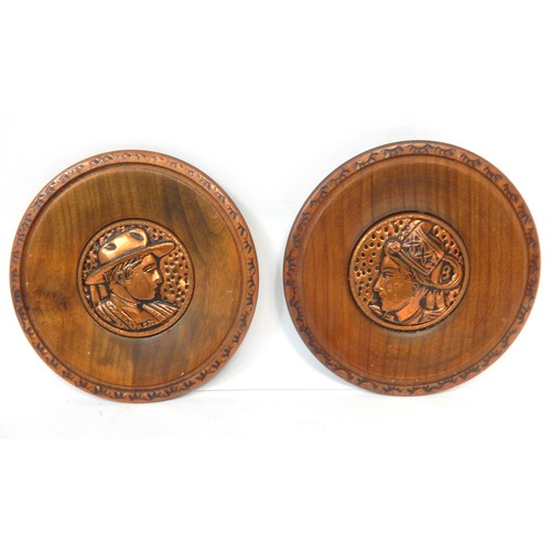 Lot assiettes bois - lot,