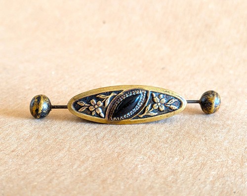 Rare broche laiton - broche,