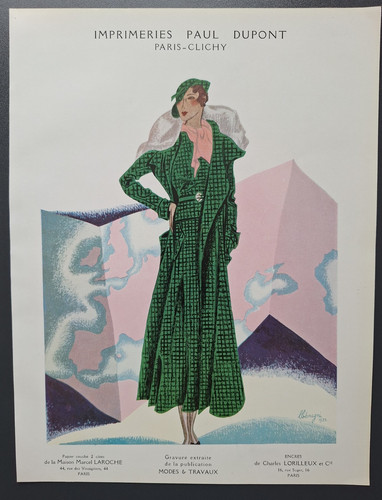 Planche gravure 1932 - gravure, "