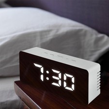 Réveil Miroir LED de Chevet