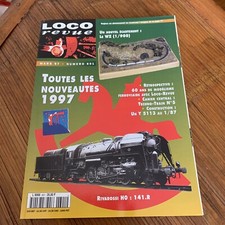 LOCO REVUE N°601 ECHELLE WZ / UN Y 5113 / RIVAROSSI 141R / PONT RAIL METALLIQUE