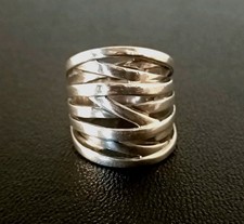 Ancienne Grosse Bague Rubans