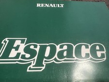 Renault expace Livret Voiture Utilisation et Entretien en Italien Original Cru