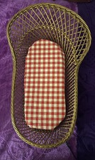 Ancien Joli Couffin en osier