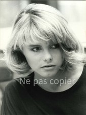 Portrait de FEMME coiffure MANIATIS vers 1980 photo 23,7 x 17,7 cm