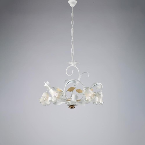 Lustre classique fer forgé - lustre,