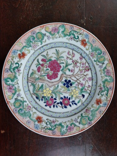 Assiette chinoise ancienne - assiette,