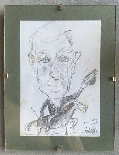 Dessin caricature homme - dessin, à