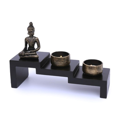 Jardin zen avec - jardin, bouddha