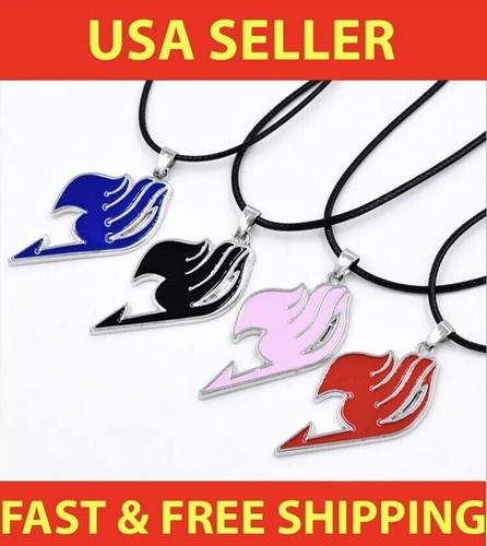 Fairy tail anime necklace pick - anime,