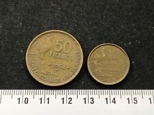 LOT 2 PIECES 10 ET 50 FRANCS GUIRAUD 1954B FRANCE - REF10268J