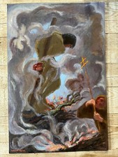 FOND ATELIER BERTRAND MOGNIAT-DUCLOS (1903-1987)- SCÈNE SYMBOLISTE