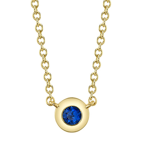 14k saphir bleu jaune - 14k, or