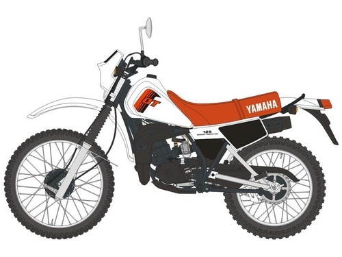 Decals yamaha dt125lc - decals,