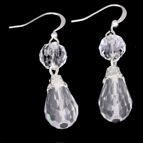 Boucle oreille femme cristal - femme,