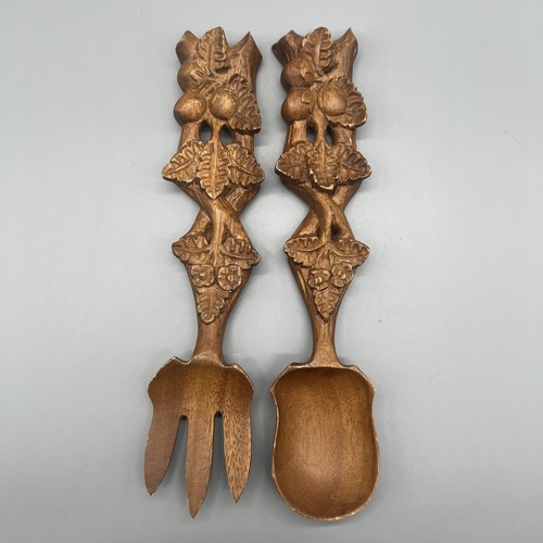 Vintage hand carved wooden - vintage,