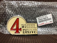 Emblème arrière 4x4 TOYOTA 75453-60012 LAND CRUISER 69-80 BJ40 FJ40...
