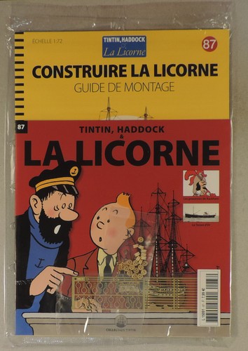 Tintin construire licorne - tintin,