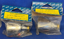 DELABIE Lot 2 TETE UNIVERSELLE Course Clapet 16-32mm 1/2 (15/21) Réf: G 370 015