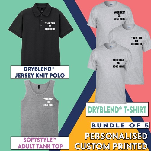 Personnalisé lot polos - personnalisé,