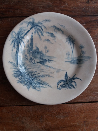 Gien une assiette plate - gien,