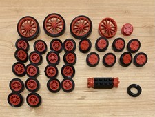 Lego vintage roues 35, 36, bb0019, 7039, 132, 132old
