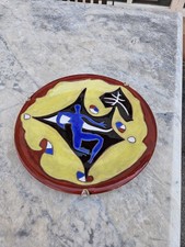 Jean Lurçat Assiette En Céramique San Vicens