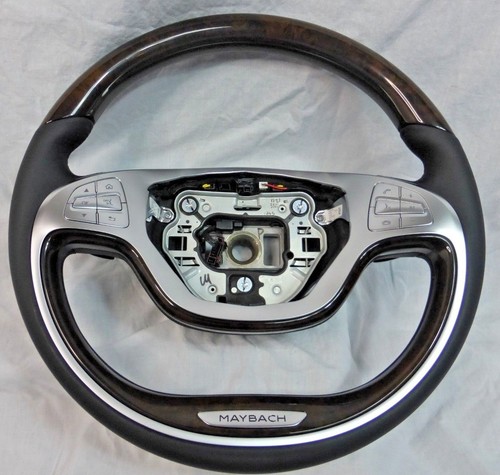 Volant bois cuir - volant, en