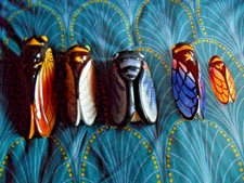 cigale mural  lot de 5  VOIR  PHOTO ET BIEN LIRE LA  DESCRIPTION