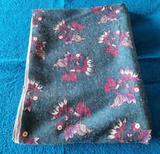 LINGE ANCIEN : 1 GRAND COUPON DE TISSU STYLE FLEURI  226  X 150 CM