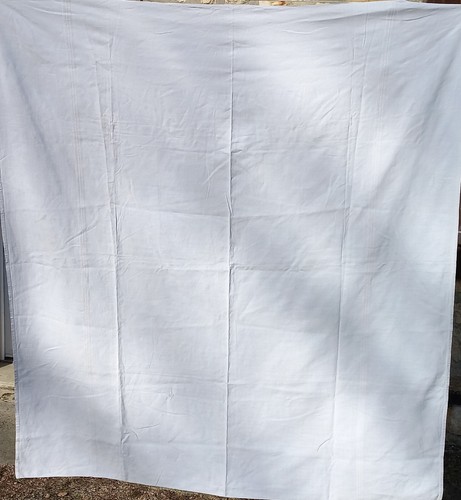 Nappe blanche ancienne 140 - blanche,