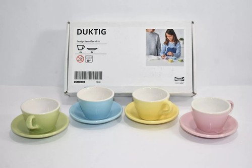 Ikea duktig piece cup saucer - 8-piece,