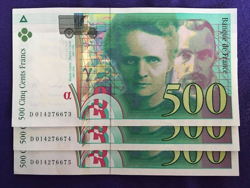 France 1994 marie curie 500 - france,