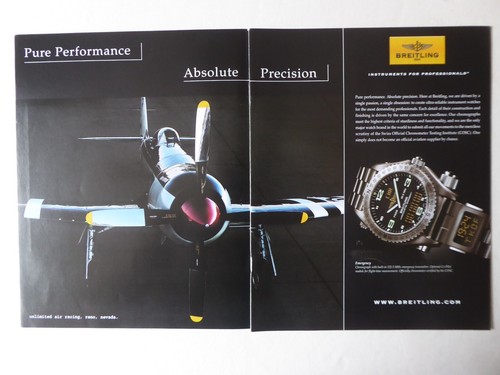 2008 pub montre breitling - montre,
