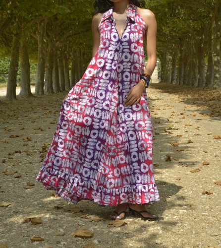 Robe dos col chemise 36 - dos,
