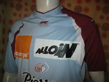 ? Ancien MAILLOT de RUGBY AIRNESS CSBJ BOURGOIN-JALLIEU TXL Shirt XV FFR ProD2