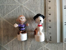 Figurine PVC BABYBEL - embouts de crayons - SNOOPY et CHARLIE BROWN