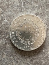 pièce 50 francs Hercule 1974