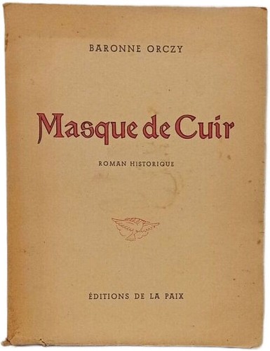 Masque cuir baronne orczy - de,