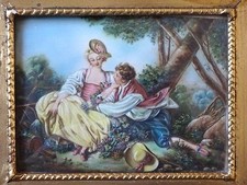 Ancienne miniature peinte